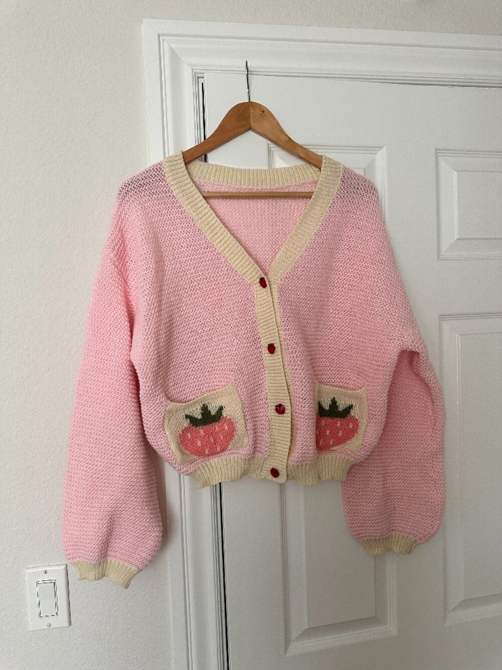 SOLD - Women's Pink Sweater